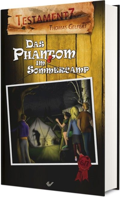 Das Phantom im Sommercamp - Christliche Bücherstube Cover - Das Phantom im Sommercamp