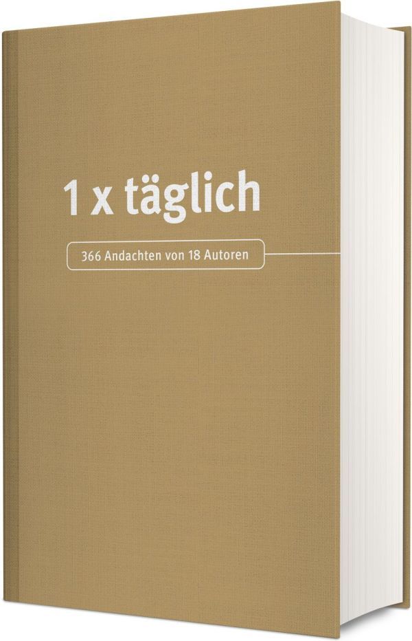 1 x täglich - Christliche Bücherstube Cover - 1 x täglich