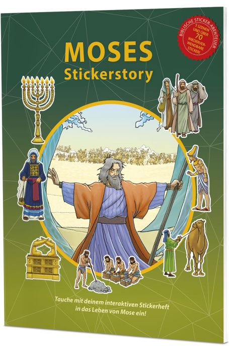 Moses Stickerstory - Christliche Bücherstube Cover - Moses Stickerstory